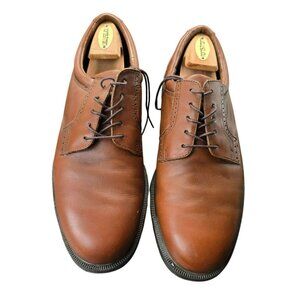 Florsheim Mens Brown Leather Oxford Shoes Size 11 M Comfortech CM2076